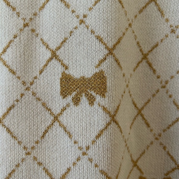 Bella Jane / NWT/ Size XL/ Woman's Elegant Cream And Gold Sweater. - Picture 7 of 13